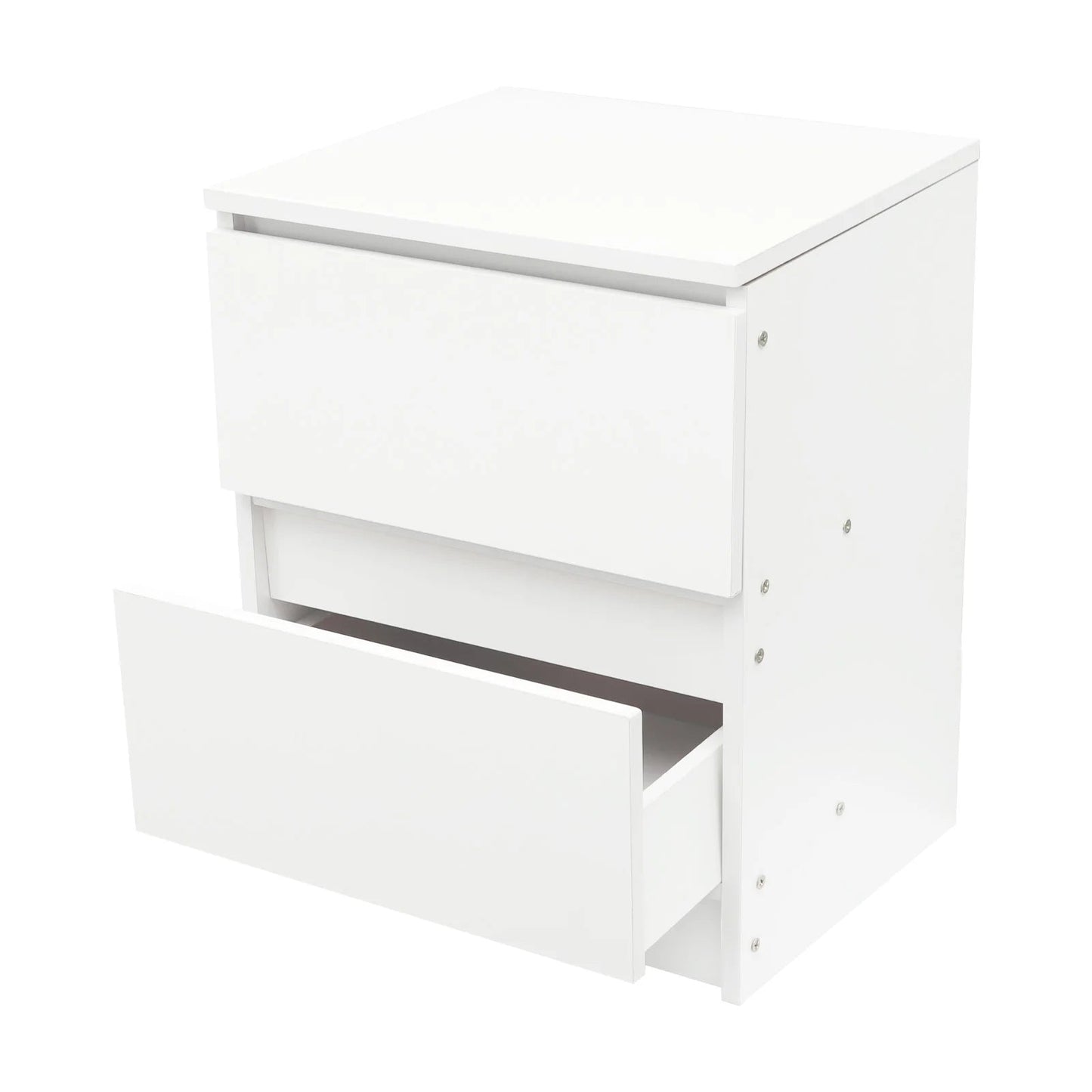 Table de chevet bois massif avec petite commode à 2 tiroirs - 14:173Warm White;200007763:201336101