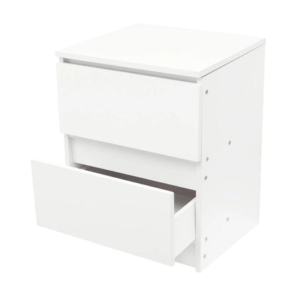 Table de chevet bois massif avec petite commode à 2 tiroirs - 14:173Warm White;200007763:201336101