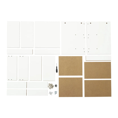 Table de chevet bois massif avec petite commode à 2 tiroirs - 14:173Warm White;200007763:201336101