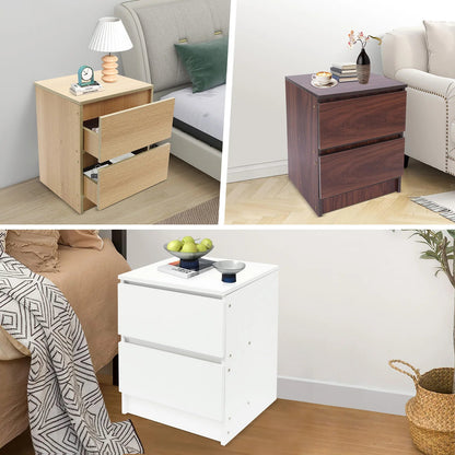 Table de chevet bois massif avec petite commode à 2 tiroirs - 14:173Warm White;200007763:201336101