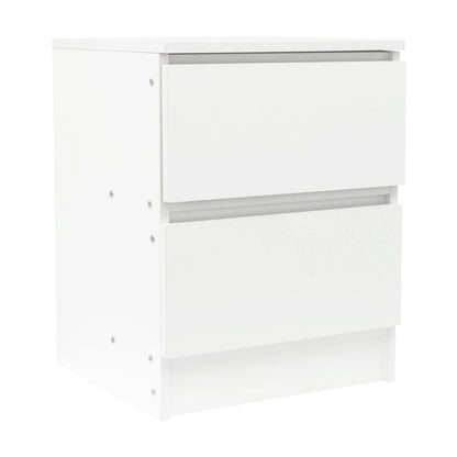 Table de chevet bois massif avec petite commode à 2 tiroirs - 14:173Warm White;200007763:201336101