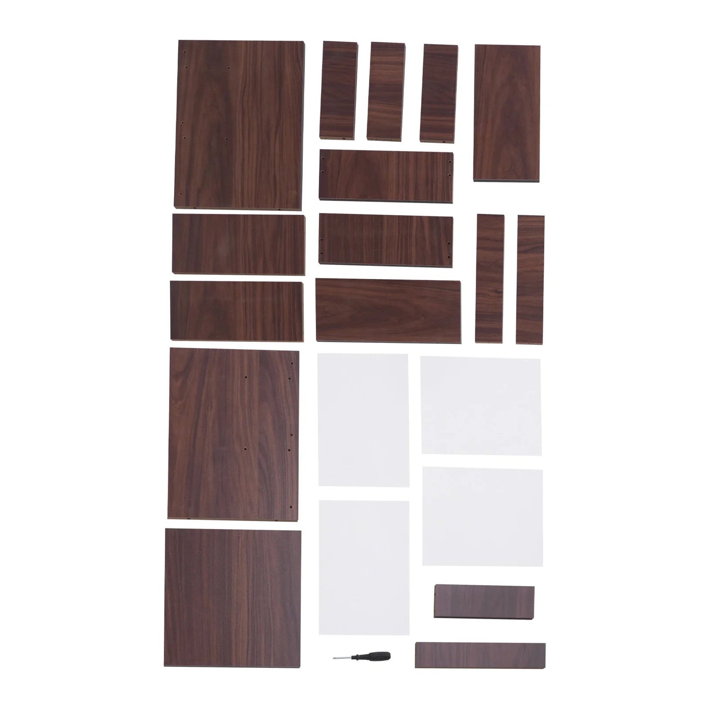 Table de chevet bois massif avec petite commode à 2 tiroirs - 14:173Warm White;200007763:201336101