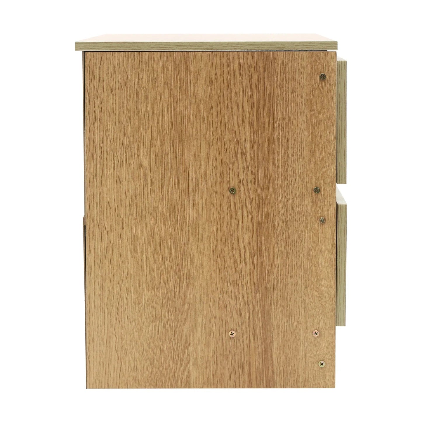 Table de chevet bois massif avec petite commode à 2 tiroirs - 14:173Warm White;200007763:201336101