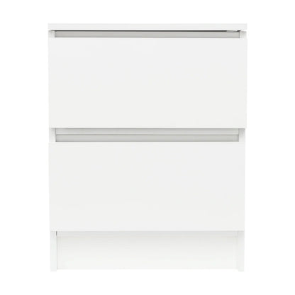 Table de chevet bois massif avec petite commode à 2 tiroirs - 14:173Warm White;200007763:201336101