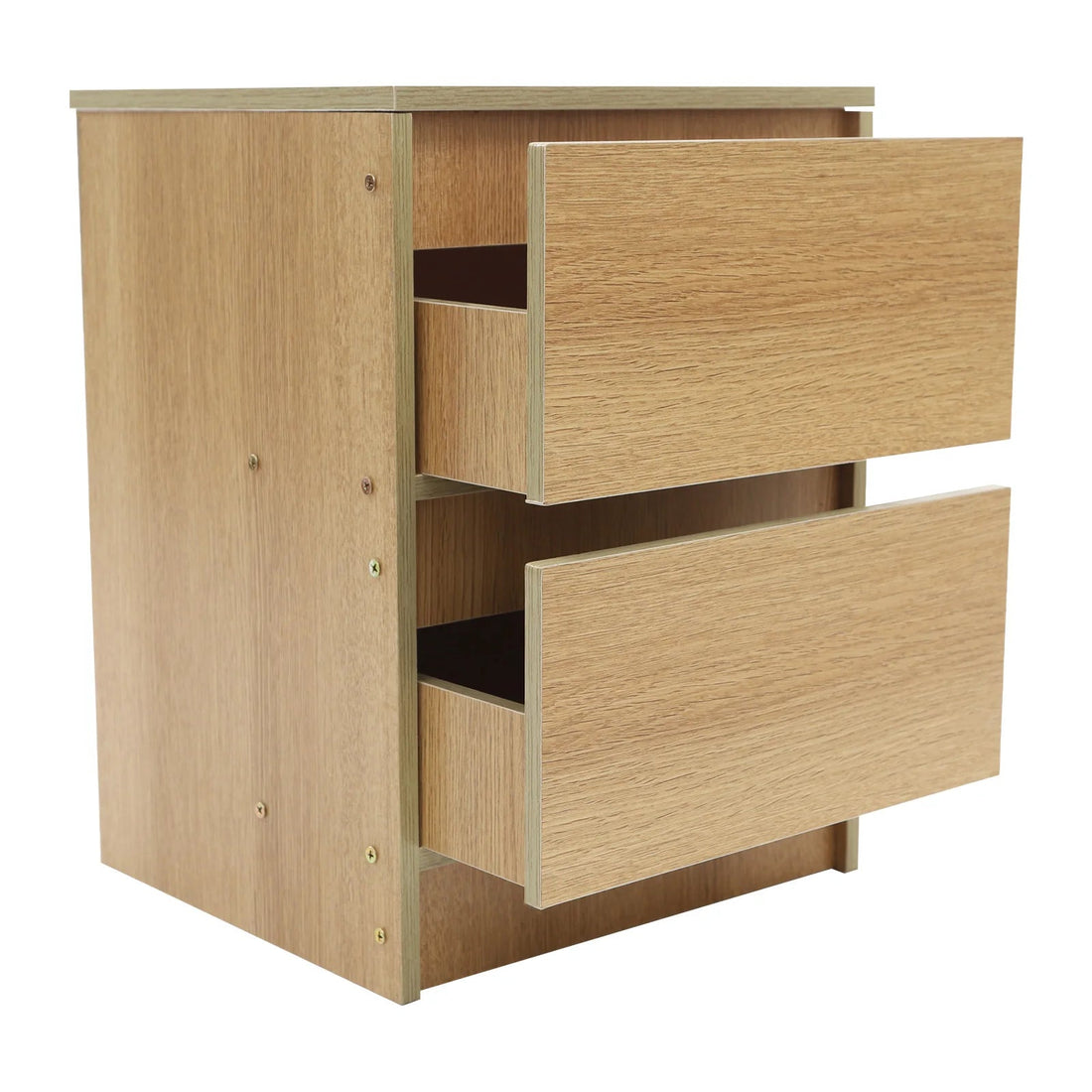 Table de chevet bois massif avec petite commode à 2 tiroirs - vente privée 14:173Warm White;200007763:201336101