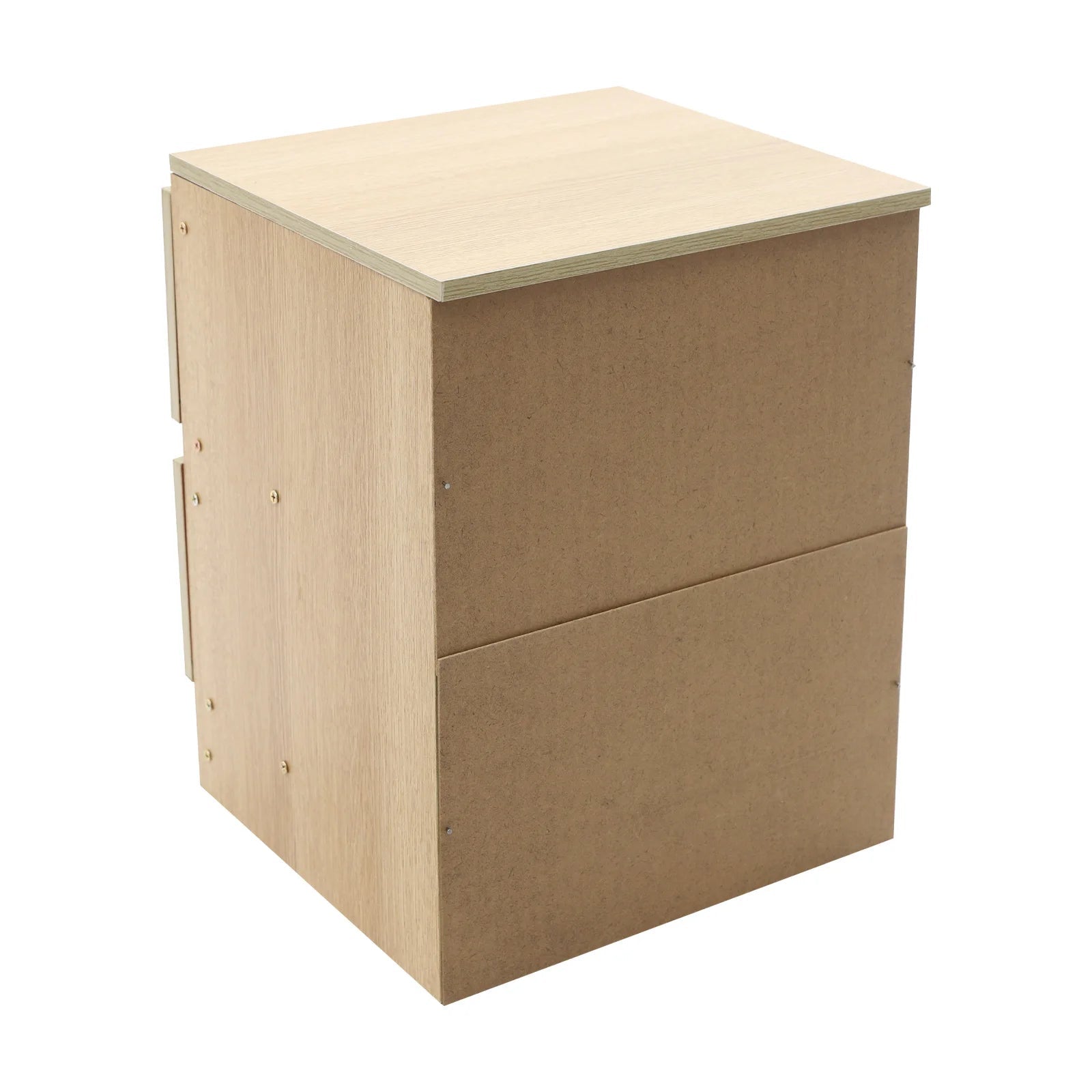 Table de chevet bois massif avec petite commode à 2 tiroirs - 14:173Warm White;200007763:201336101