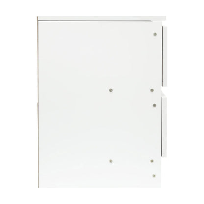 Table de chevet bois massif avec petite commode à 2 tiroirs - 14:173Warm White;200007763:201336101