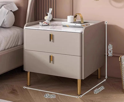 Table de chevet cube haut de gamme avec tiroir de luxe - vente privée 14:193Double Draw E