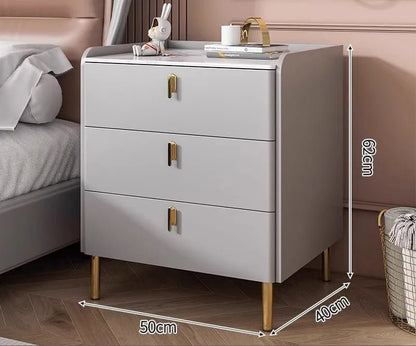 Table de chevet cube haut de gamme avec tiroir de luxe - vente privée 14:200000195Three draws J