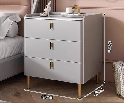 Table de chevet cube haut de gamme avec tiroir de luxe - vente privée 14:200006153Three draws D