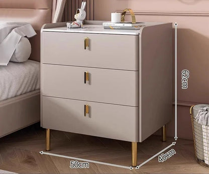 Table de chevet cube haut de gamme avec tiroir de luxe - vente privée 14:200006156Three draws H