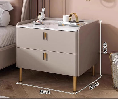 Table de chevet cube haut de gamme avec tiroir de luxe - vente privée 14:365458Double draw H