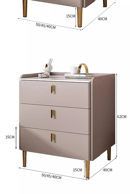 Table de chevet cube haut de gamme avec tiroir de luxe - vente privée 14:366Double draw F