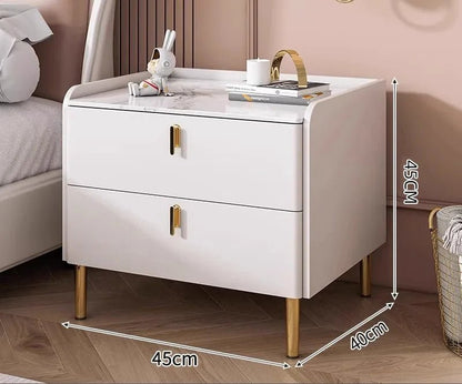 Table de chevet cube haut de gamme avec tiroir de luxe - vente privée 14:366Double draw F