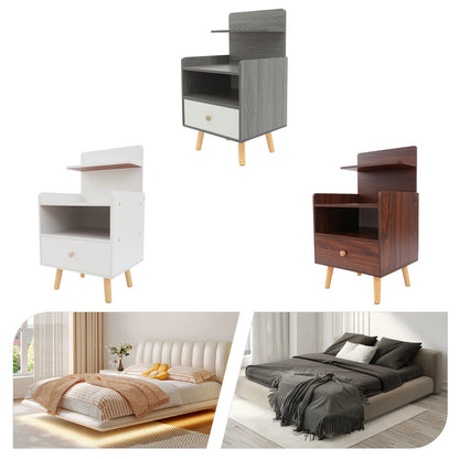 Table de chevet d'appoint de qualité - vente privée 14:29Walnut Color;200007763:201336342