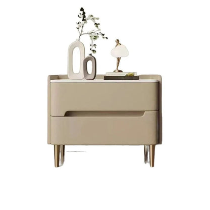 Table de chevet de luxe en similicuir - vente privée 14:29Style A 50x40x48cm