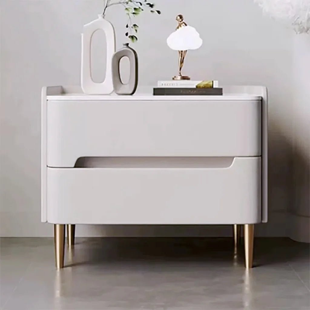 Table de chevet de luxe en similicuir - vente privée 14:29Style A 50x40x48cm