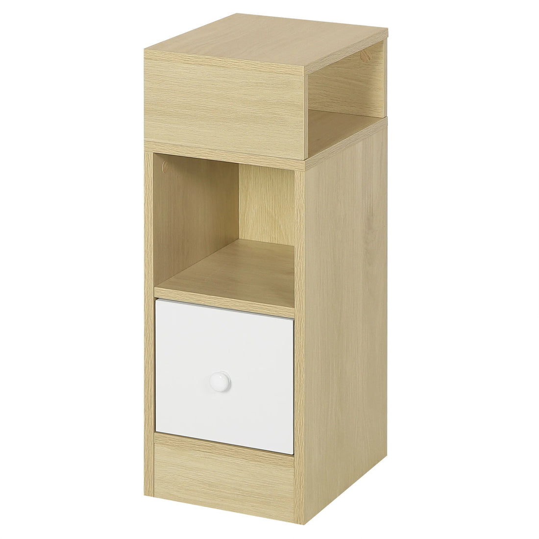 Table de chevet étroite 2 pcs pour chambre moderne - vente privée 14:200006155;200007763:201336101