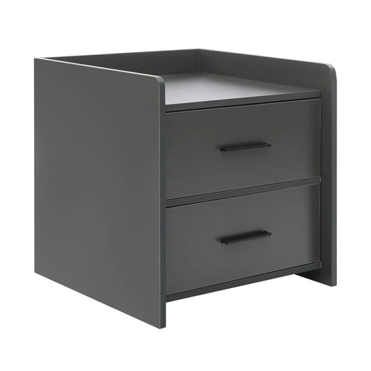Table de chevet idéale pour chambre à deux tiroirs - vente privée 14:691Gray;200007763:203287806