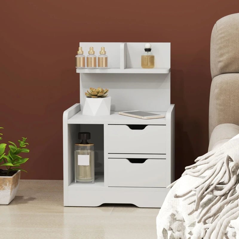 Table de chevet pas cher blanc armoire minimaliste 40 x 30 x 60 cm - vente privée 200007763:201336342