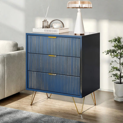Table de chevet sans tiroir bleu - vente privée 14:200004870Style A;200007763:201336101