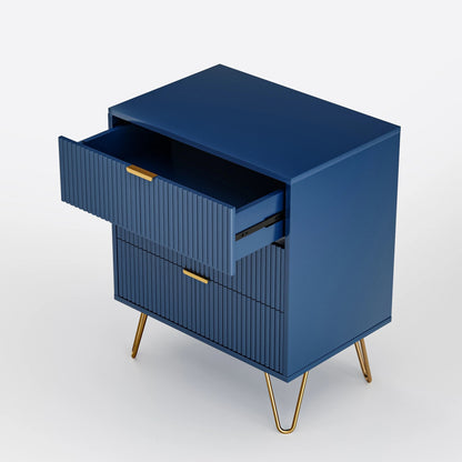 Table de chevet sans tiroir bleu - vente privée 14:200004870Style A;200007763:201336101