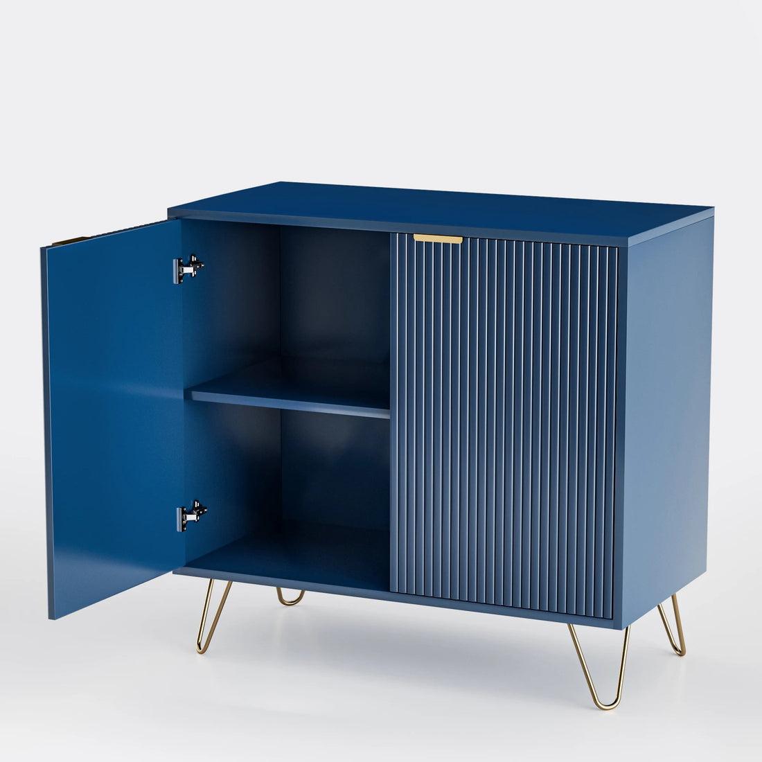 Table de chevet sans tiroir bleu - vente privée 14:200004870Style A;200007763:201336101