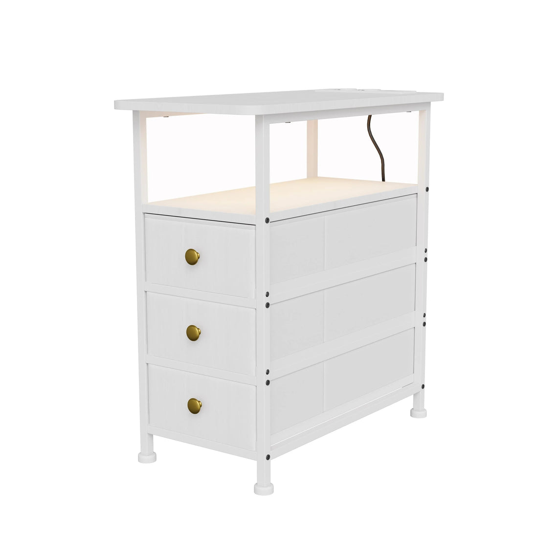 Table de chevet structure métallique - vente privée 14:29Fabric Drawers;200007763:201336101