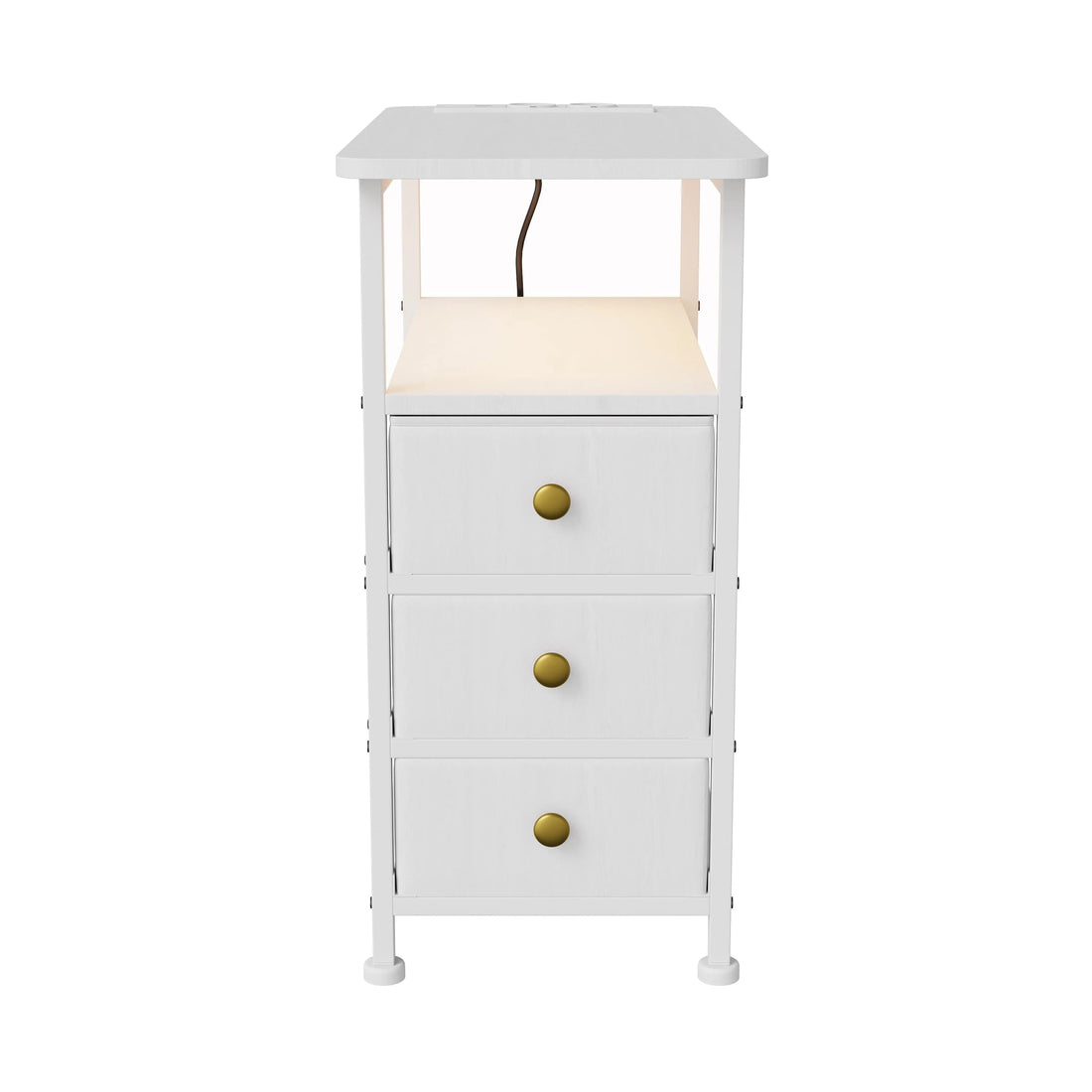 Table de chevet structure métallique - vente privée 14:29Fabric Drawers;200007763:201336101