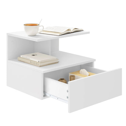 Table de chevet suspendue en bois 2 ensembles - vente privée 14:29;200007763:201336101
