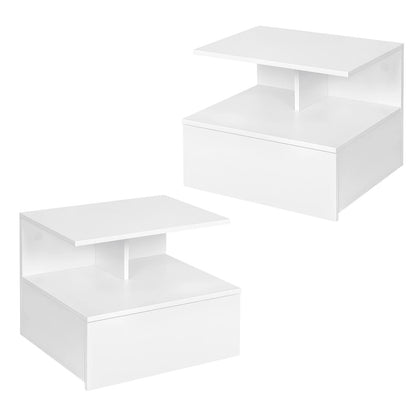 Table de chevet suspendue en bois 2 ensembles - vente privée 14:29;200007763:201336101