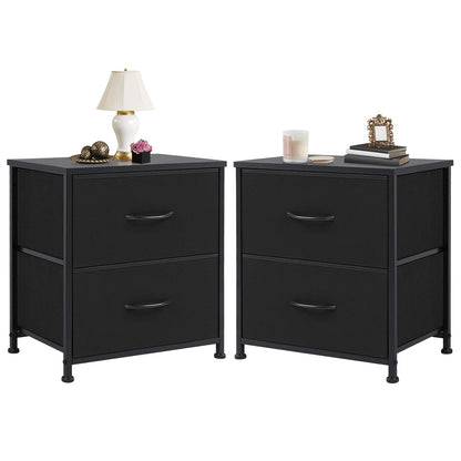 Table de chevet tiroir de style vintage - vente privée 14:2016198122 PACK Black;200007763:201336101