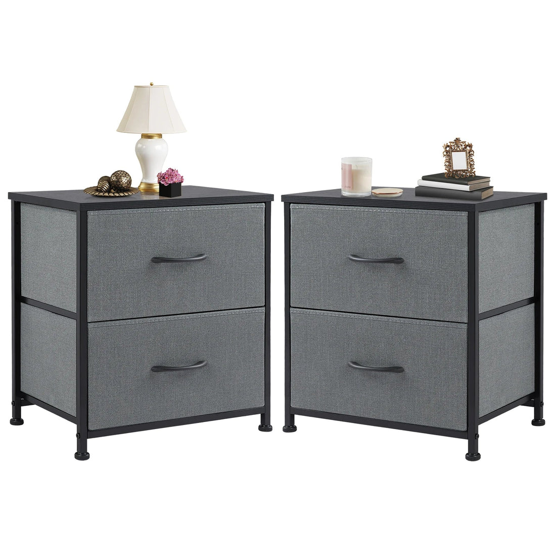 Table de chevet tiroir de style vintage - vente privée 14:2033720932PACK Gray;200007763:201336101