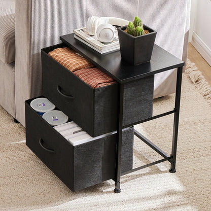 Table de chevet tiroir de style vintage - vente privée 14:3654581PACK Brown;200007763:201336101