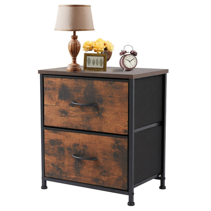 Table de chevet tiroir de style vintage - vente privée 14:3654581PACK Brown;200007763:201336101