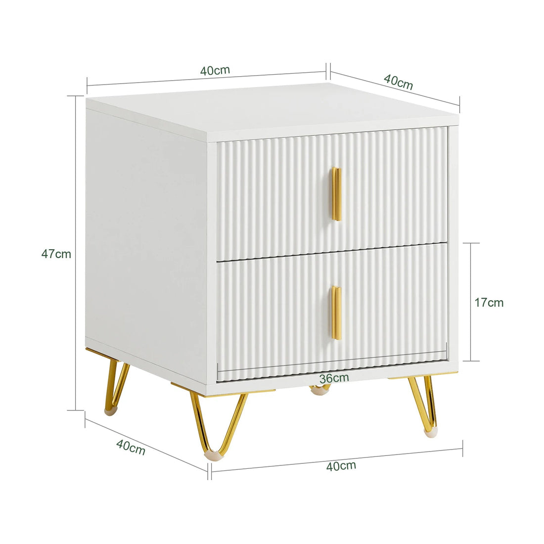 Table de chevet vintage moderne avec 2 tiroirs à 1pièce - vente privée 14:193;200007763:201336101