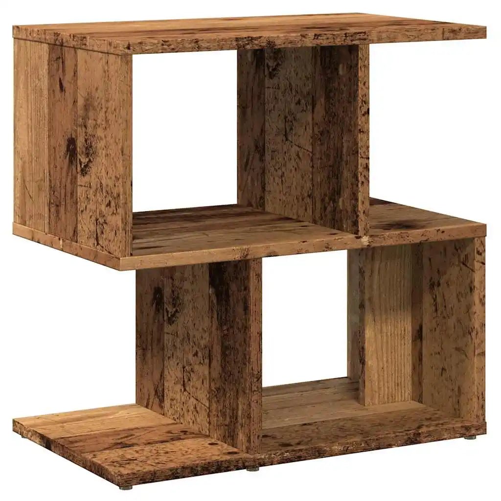 Table De Chevet Vintage Vieux Bois Premium 50X30X51,5 cm - vente privée 14:-1;200007763:201336342