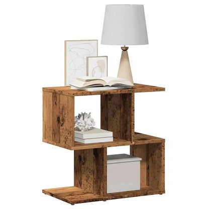 Table De Chevet Vintage Vieux Bois Premium 50X30X51,5 cm - vente privée 14:-1;200007763:201336342