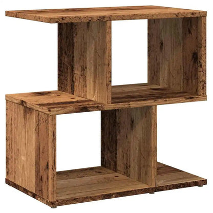 Table De Chevet Vintage Vieux Bois Premium 50X30X51,5 cm - vente privée 14:-1;200007763:201336342