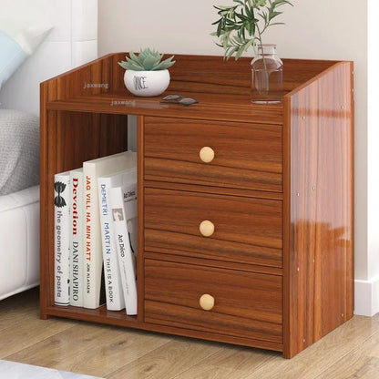 Table de nuit bibliothèque en bois - vente privée 14:10632 white 43x26x40cm