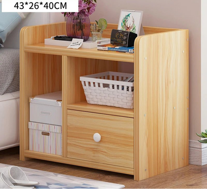 Table de nuit bibliothèque en bois - vente privée 14:2000061521 pure 43x26x40cm