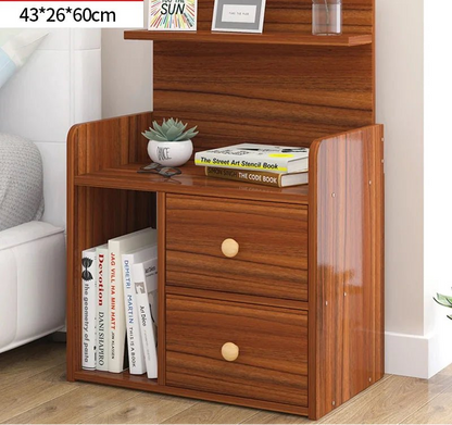 Table de nuit bibliothèque en bois - vente privée 14:3650162 brown 43x26x60cm