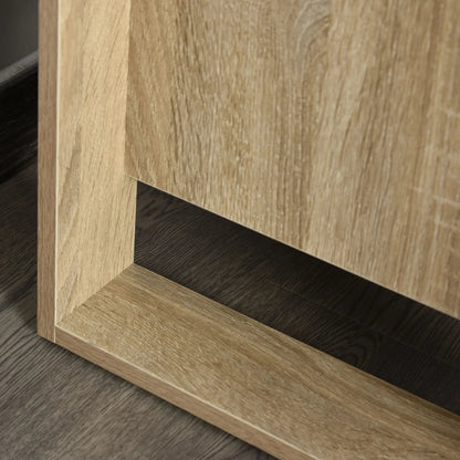 Table de nuit blanc et bois élégant 48X39X54 cm - vente privée 14:29Blanco;200007763:201336104