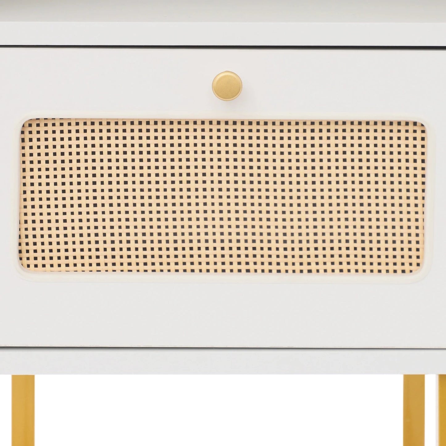 Table de nuit blanche avec tiroir magnifique - 14:29;200007763:201336101