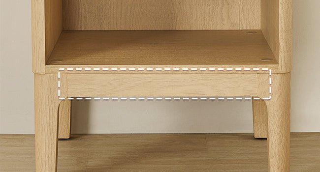 Table de nuit bois foncé - 1 pièce - vente privée 14:200006153Couleur Boisée;200007763:201336342