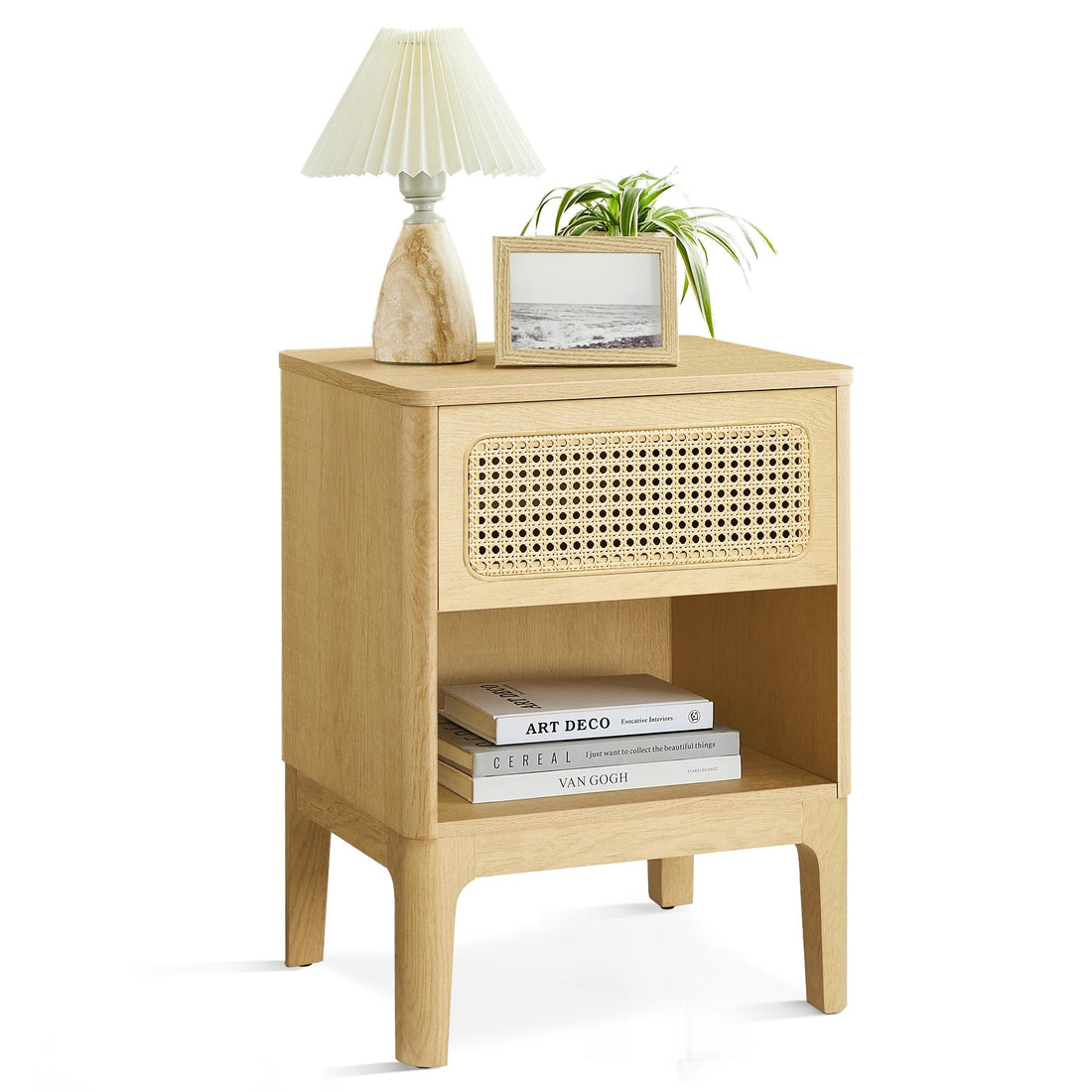 Table de nuit bois foncé - 1 pièce - vente privée 14:200006153Couleur Boisée;200007763:201336342