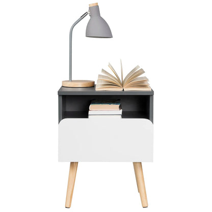 Table de nuit bois pratique 2 ensembles - vente privée 14:29;200007763:201336101
