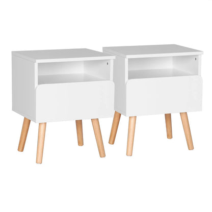 Table de nuit bois pratique 2 ensembles - vente privée 14:29;200007763:201336101