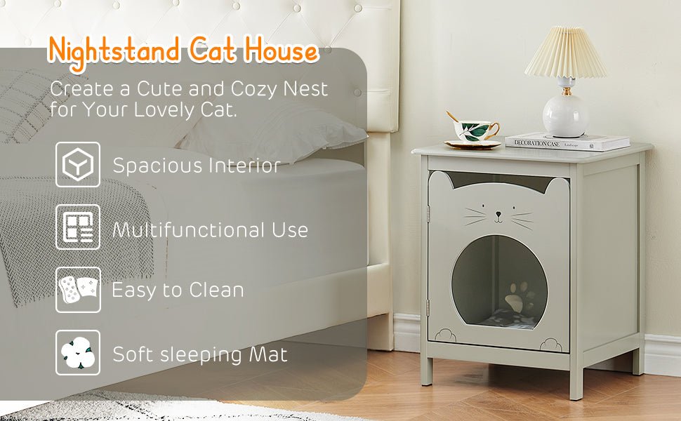 Table de nuit chat de qualité - 14:29;200007763:203372089