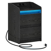 Table de nuit d'appoint élégant avec multiprise - 14:193;200007763:201336101